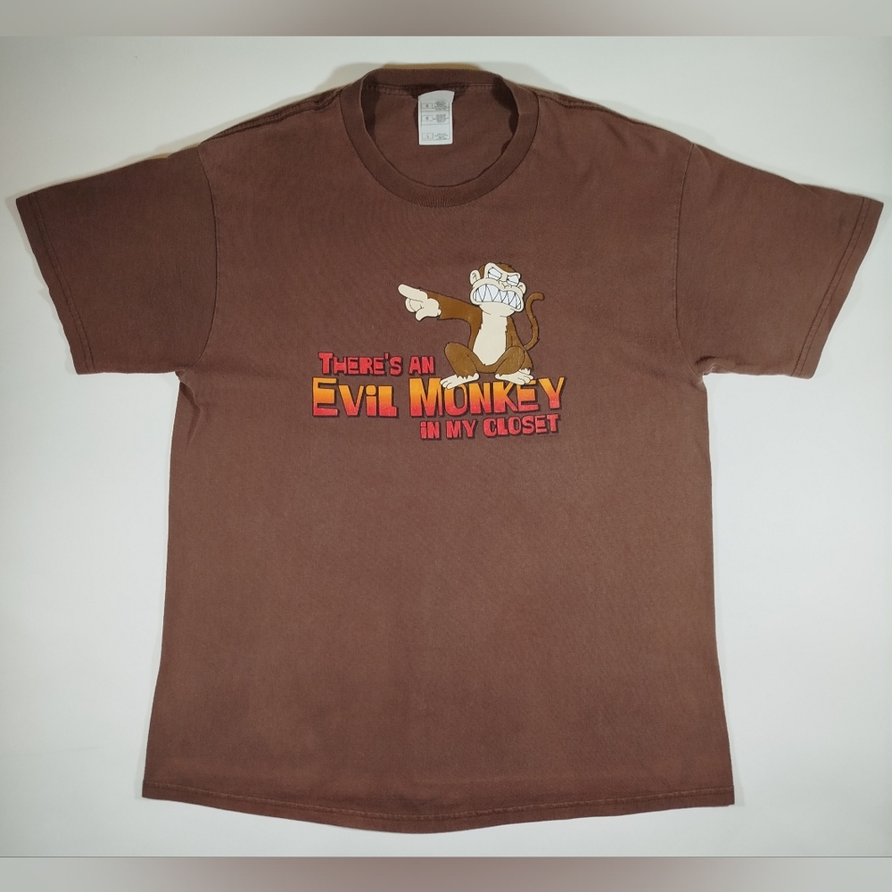 Fruit of the Loom Brown Graphic Tee
